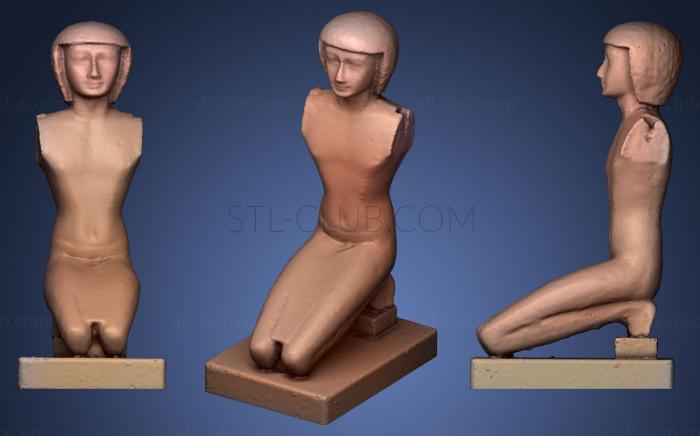 3D модель Египетский жрец (STL)